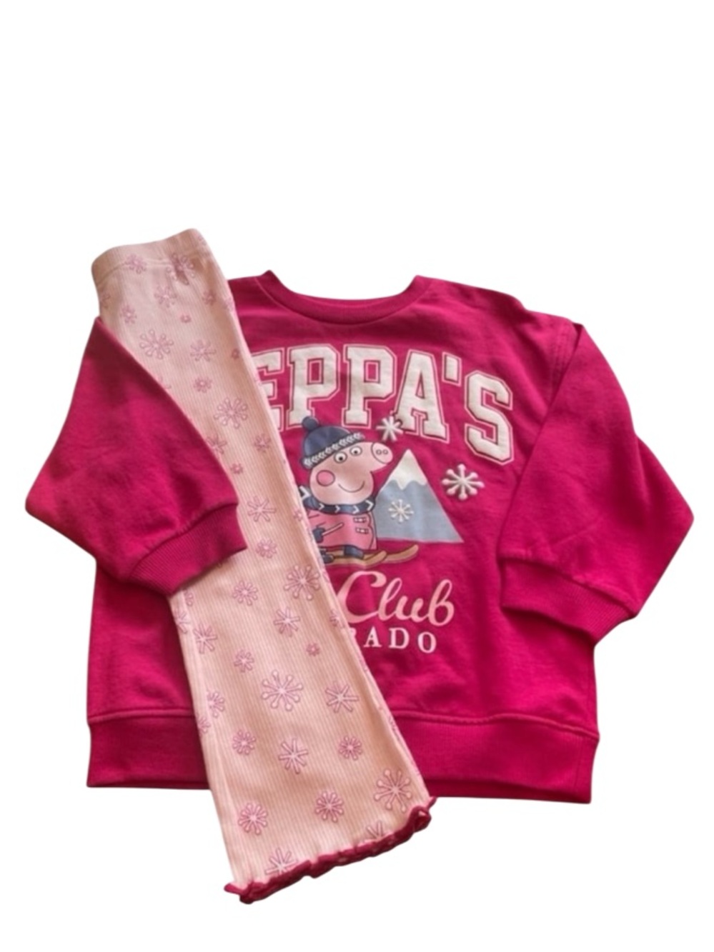 Girls 4T Peppa Pig Sweatshirt & Leggings